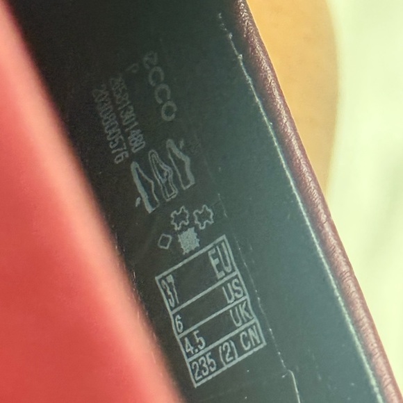 Womens incise tailored Ecco Loafers - Picture 7 of 7